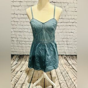 Mossimo - Denim Polka Dot Dress - Size M